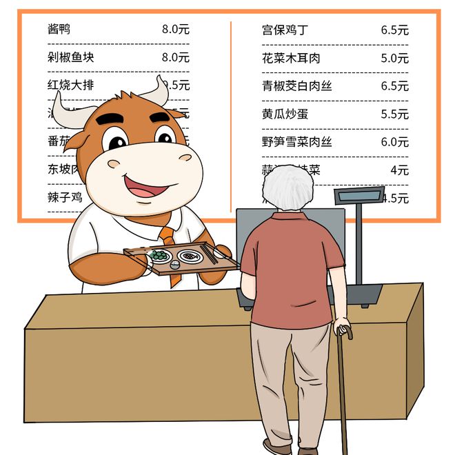这家老年食堂推出减重套餐麻将胡了对所有人开放！(图2)